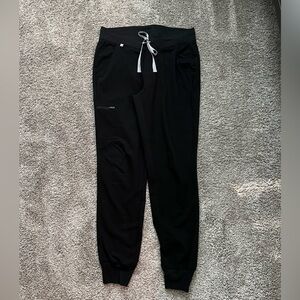 Figs Black Jogger Scrub Pants